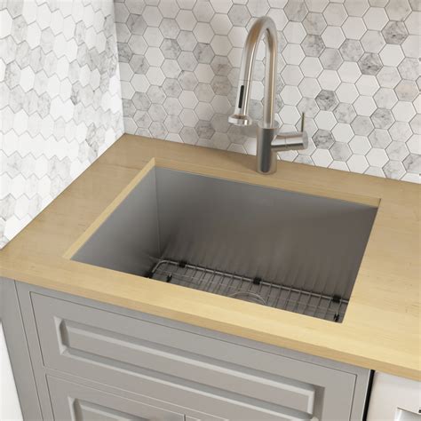 stainless steel kitchen sinks for 24 cabinet|24 stainless steel utility sink.